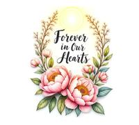 Blossoms in Heaven Forever in Our Hearts: Baby & Child Funeral Guest Book: A Celebration of Her Life & Legacy - Memorial Sign-In Book with Guest ... Keepsake Pages for Services (192 characters)