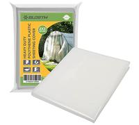 BLOSTM Feuille de polyéthylène robuste Feuille de plastique de 2m x 3m d'épaisseur pour l'isolation de jardinage et la protection des gravats de construction - 1000g (250 microns)