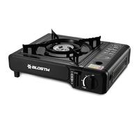 BLOSTM Réchaud à gaz portable de camping | Réchaud de camping à brûleur unique avec système d'allumage automatique, contrôle de la température, utilisation avec butane