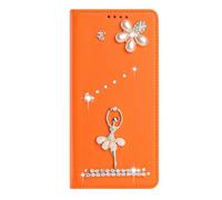 BLOTECH Coque pour Blackview Wave 9C, Étui en Cuir pour Blackview Wave 9C,Etui à Rabat Glitter Briller Pochette en Cuir Portefeuille Flip Solide Folio Désign Ballet Couverture Protecteur Coquille