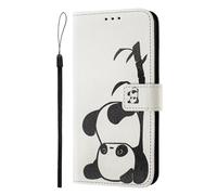 BLOTECH Etui à Rabat pour Honor 9 Lite Coque Coloré Flip Cas Panda Mignon Motif Fente pour Carte Kickstand Portefeuille Etui Folio Couverture Protecteur Coquille pour Honor 9 Lite Clapet Cover