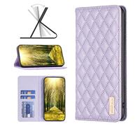 BLOTECH Portefeuille Mobile pour Redmi A3 Coque Etui à Rabat Folio Stand Case Cover Enfant Fille Pochette Housse en PU Cuir Flip Magnétique Portefeuille Support et Carte de Slot Clapet,Violet
