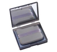 Blotting Paper Face Sheets - Kit bouffée au charbon de bois, 100 pièces Film de contrôle de l'huile avec miroir compact, feuilles absorbantes naturelles pour fixation cosmétique, soins quotidiens de