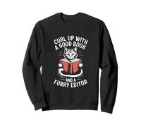 Blottissez-Vous avec Un Bon Livre et Un éditeur Poilu Sweatshirt