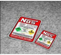 BLOUR Autocollants de Course de Voiture NOS systèmes d'oxyde nitreux Autocollants Tuning Course Vinyle décalcomanie Motocross Course Voiture Style pour Drag Racing