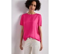 Blouse à col rond et manches courtes bouffantes