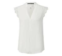 Blouse à dentelle sur les emmanchures femme QS Beige 40
