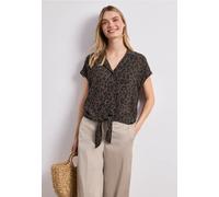 Blouse à épaules tombantes avec col bowling