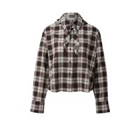 Blouse Ã la coupe dÃ©contractÃ©e col chemise et dÃ©tails plissÃ©s femme s.Oliver Marron 48
