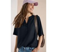 Blouse à manches 3/4 avec col fendu