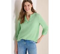 Blouse à manches 3/4 en gaze de coton