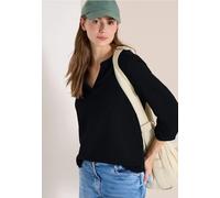 Blouse à manches 3/4 en gaze de coton