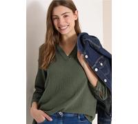Blouse à manches 3/4 en gaze de coton