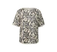 Blouse Ã manches courtes Ã sequins scintillants femme COMMA Beige 42