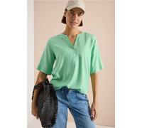Blouse à manches courtes avec col fendu