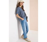Blouse à manches courtes avec imprimé coquillage