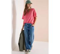 Blouse à manches courtes avec imprimé coquillage