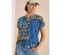 Blouse à manches courtes avec imprimé patchwork