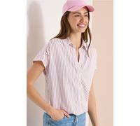 Blouse à manches courtes avec motif à rayures
