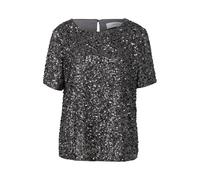 Blouse à manches courtes élégante pour grandes occasions femme COMMA Gris 36
