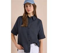 Blouse à manches courtes en pur lin