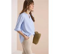 Blouse à manches longues en qualité seersucker