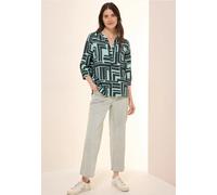 Blouse à motifs structurés