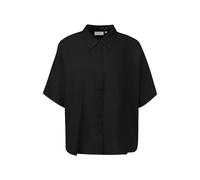 Blouse ample à manches courtes en lin mélangé femme COMMA Noir 46