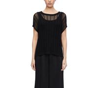 Blouse ample en viscose femme COMMA Noir S