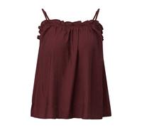 Blouse avec bordure femme QS Loose Fit Rouge 42