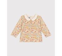 Blouse avec col en coton bébé Petit Bateau - écru - Taille 18 mois 18M écru/multicouleur