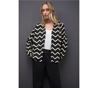 Blouse avec motif en zigzag