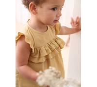 Blouse bébé à volants jaune pâle 3M(60CM)