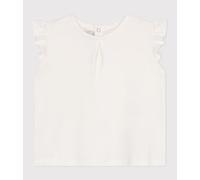 Blouse bébé en coton sans manches Petit Bateau - blanc - Taille 3 mois 3M blanc