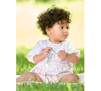 Blouse bébé motif fleurs écru 3M(60CM)