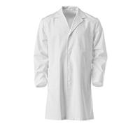 Blouse blanche enfant, fille ou garcon, Cours de physique-Chimie, 100% coton - Blanc - Taille 10 ans, (étiquette: XXS)
