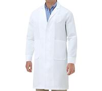 Blouse Blanche LycéE Coton, Blouse Blanche Chimie Lycee Coton Homme Femme CollèGe Medicale Physique Chemisiers Et Blouses Chemise Manches Longues Avec Poche Et Bouton Grande Taille Couleur Unie