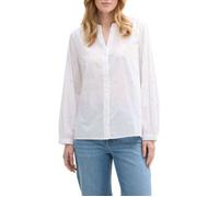 Blouse blanches à pois multicolores en coton avec un col v et une coupe ample 40