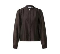 Blouse boutonnée en voile de Tencel femme COMMA Marron 44