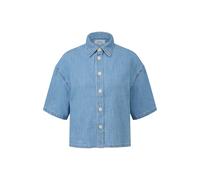 Blouse boxy raccourcie en denim lÃ©ger femme s.Oliver Bleu 52