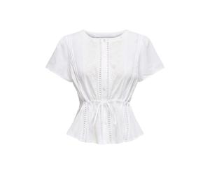 Blouse brodé femme Only Siffi Blanc L
