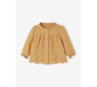 VERTBAUDET Blouse brodée bébé Ocre 3M(60CM)