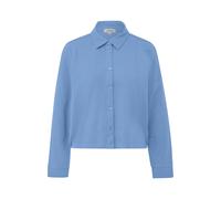 Blouse chemisier cropped avec ourlet élastiqué femme s.Oliver Bleu 48