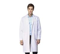 Blouse Chimie Lycee Blouse Laboratoire Infirmier Physique Avec Poche Et Bouton Blouses De Médecin Médical Manche Longue Coton Blouses Blanche Collège Femme Homme Pour Étudiant Infirmière Hospital