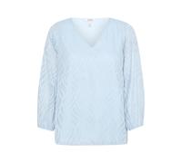 Blouse col V femme b.young Frikke Bleu 38