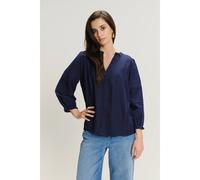 Blouse confortable en viscose légère femme Greenpoint Bleu 36