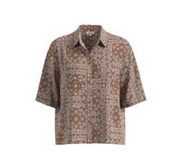 Blouse coupe dÃ©contractÃ©e avec imprimÃ© intÃ©gral et fronces femme s.Oliver Marron 44