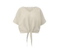 Blouse coupe dÃ©contractÃ©e en lin mÃ©langÃ© avec dÃ©tail nouÃ© femme s.Oliver Beige 36