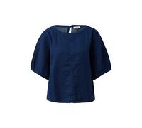 Blouse coupe dÃ©contractÃ©e froncÃ©e et ornÃ©e d'un nÅud femme s.Oliver Bleu 36