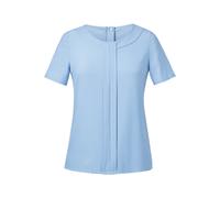 Blouse crêpe de chine femme Brook Taverner Verona Bleu 40